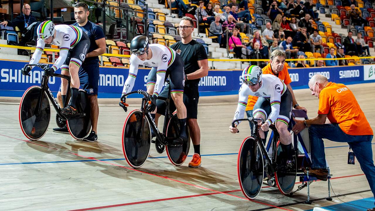 fire gange Endelig billede Dutch team sprinters as fastest to final at European Championship track  cycling - Teller Report