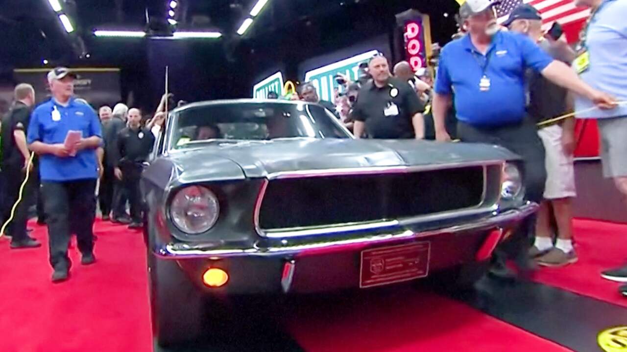 Ford Mustang uit Hollywoodklassieker voor 3 miljoen euro geveild