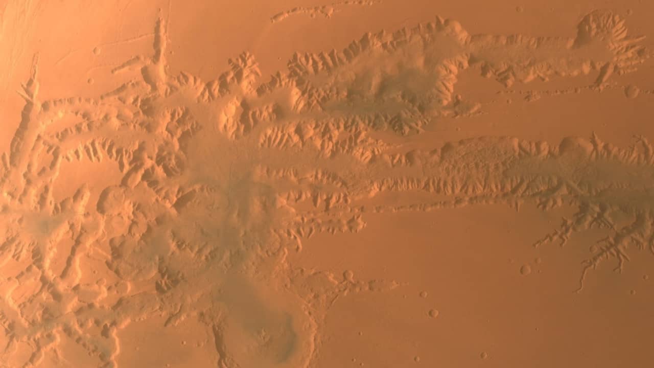 Una navicella spaziale cinese raccoglie immagini del polo sud di Marte |  ADESSO