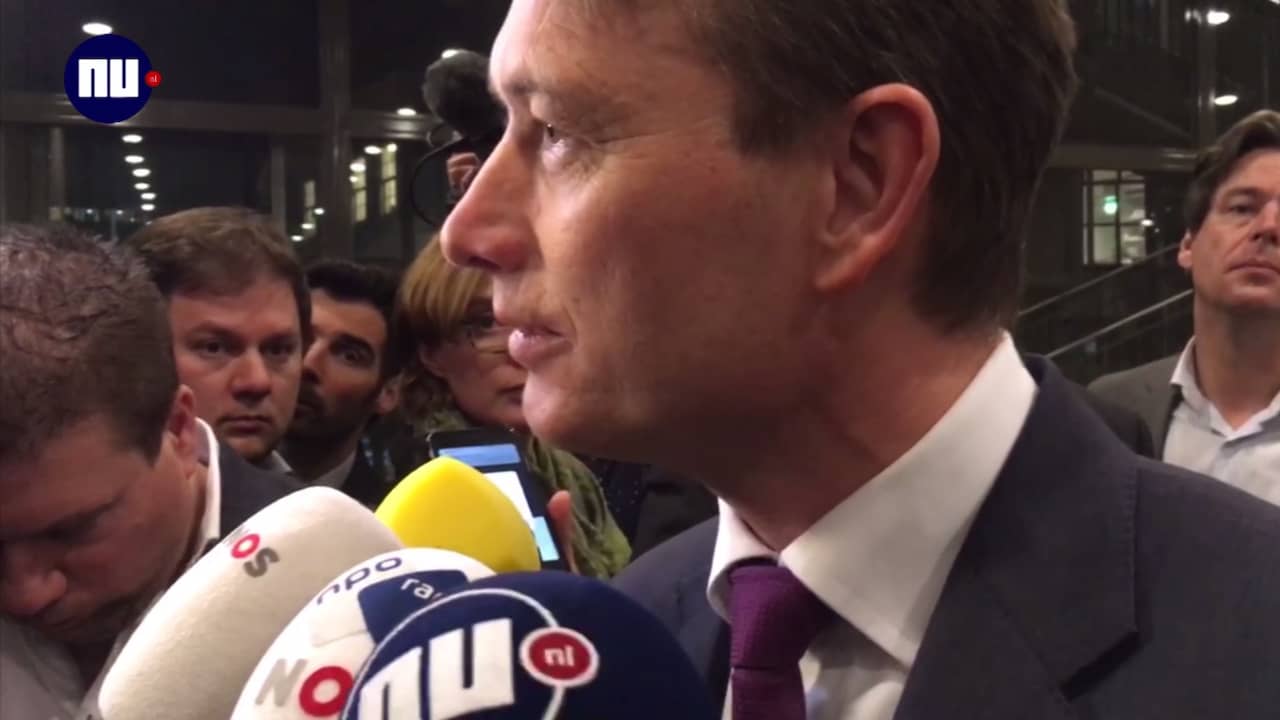 Beeld uit video: Reacties uit Tweede Kamer op vertrek Van der Steur