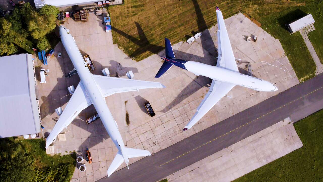 Nederlands bedrijf ontmantelt vliegtuigen van Boeing en Airbus