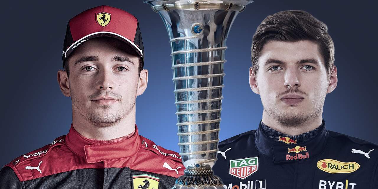 Bekijk de WK-standen in de Formule 1 met Verstappen riant aan kop