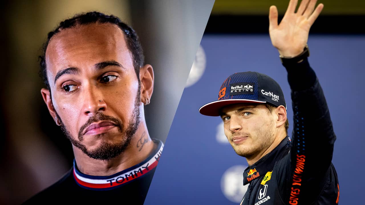 Beeld uit video: Hamilton prijst team Verstappen: 'Ze hebben het fantastisch gedaan'