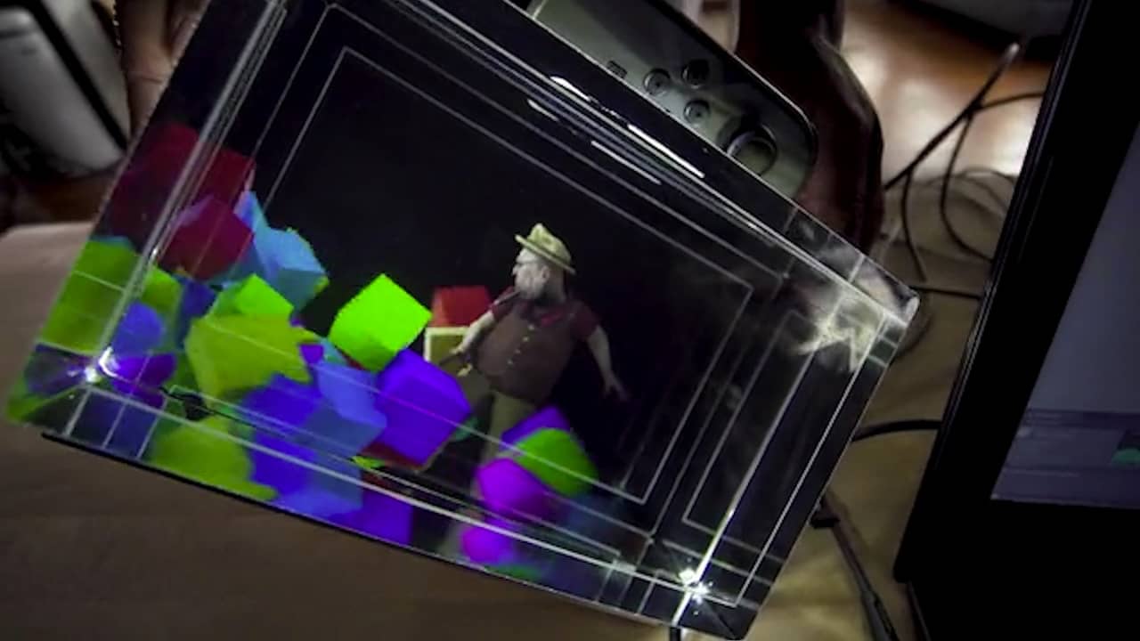 Beeld uit video: 'Fotolijstje' toont 3D-hologrammen