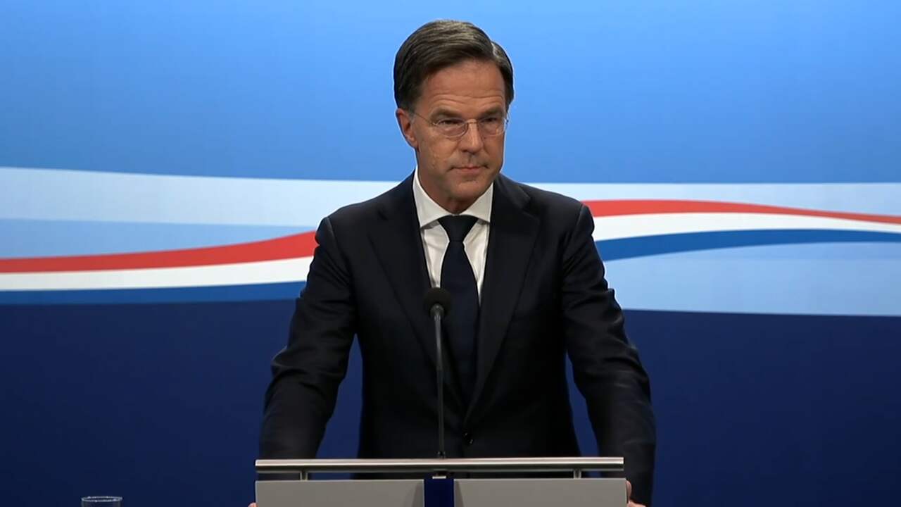 Beeld uit video: Zo reageert Rutte op de bedreigingen richting prinses Amalia