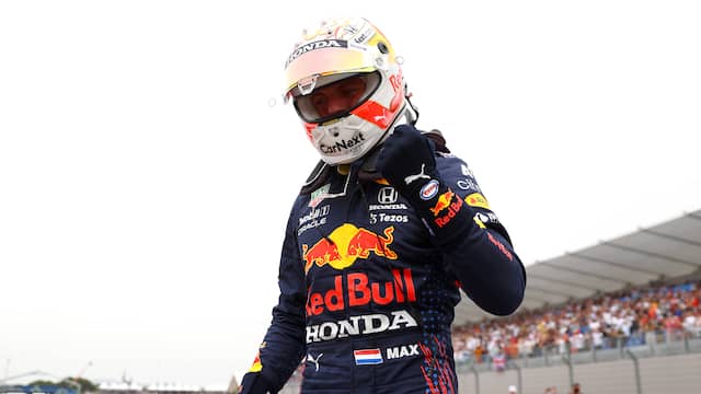 Verstappen viert de vijfde poleposition in zijn loopbaan.