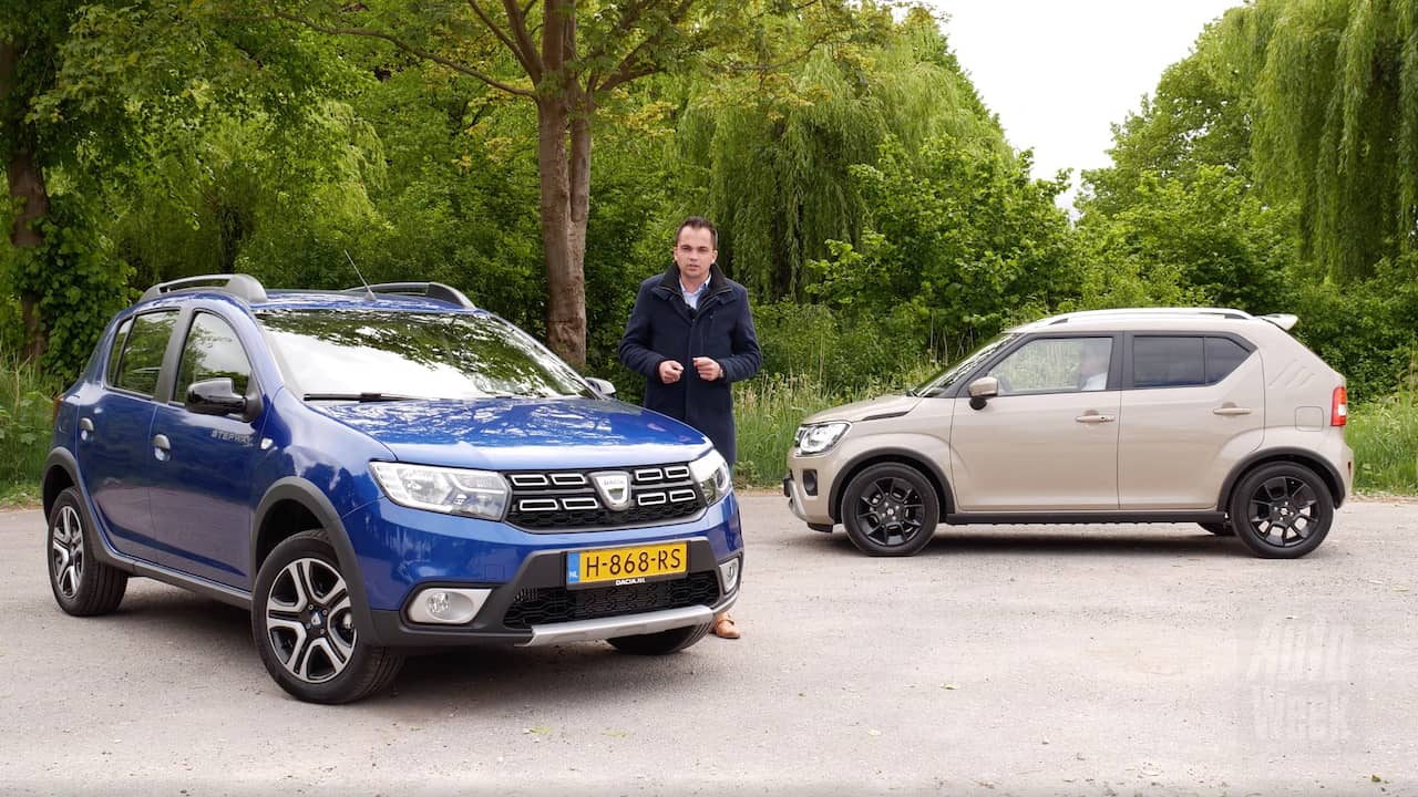 Beeld uit video: Eerste dubbeltest: Suzuki Ignis tegen de Dacia Sandero Stepway