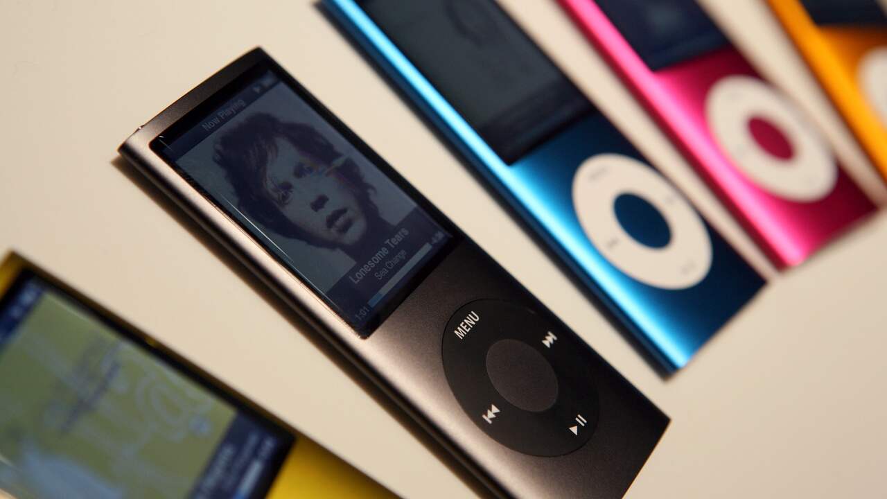 De iPod Nano was een stuk platter dan de Mini.