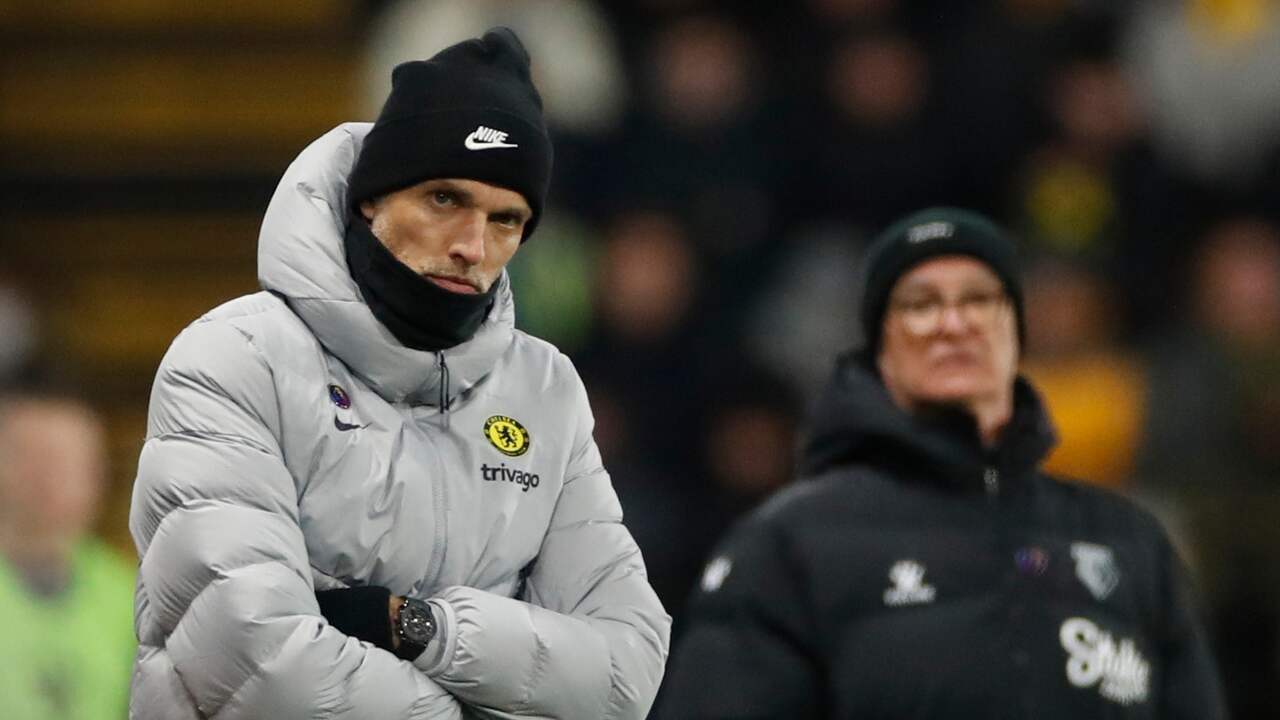Thomas Tuchel werd niet vrolijk van wat Chelsea tegen Watford liet zien.
