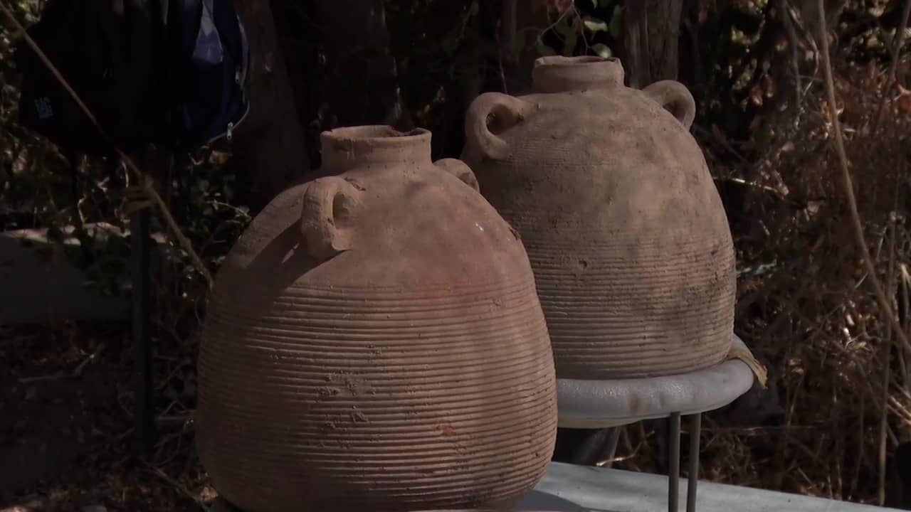 Beeld uit video: Archeologen leggen beroemde 1.500 jaar oude wijnfabriek bloot