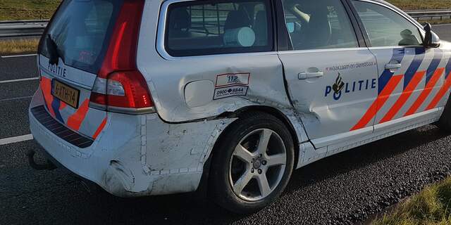 Man opgepakt voor poging tot doodslag na rammen politieauto in Rijsbergen