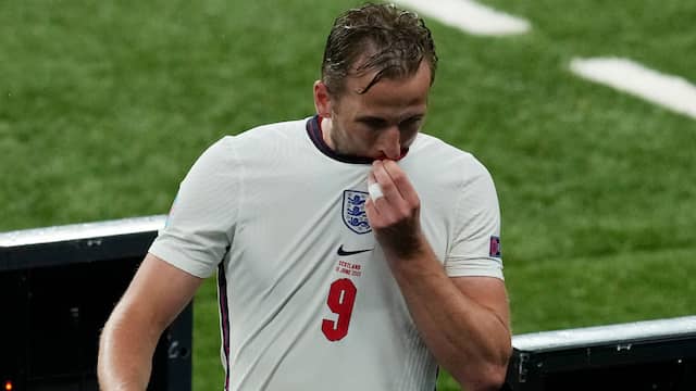Harry Kane werd na een anoniem optreden gewisseld.