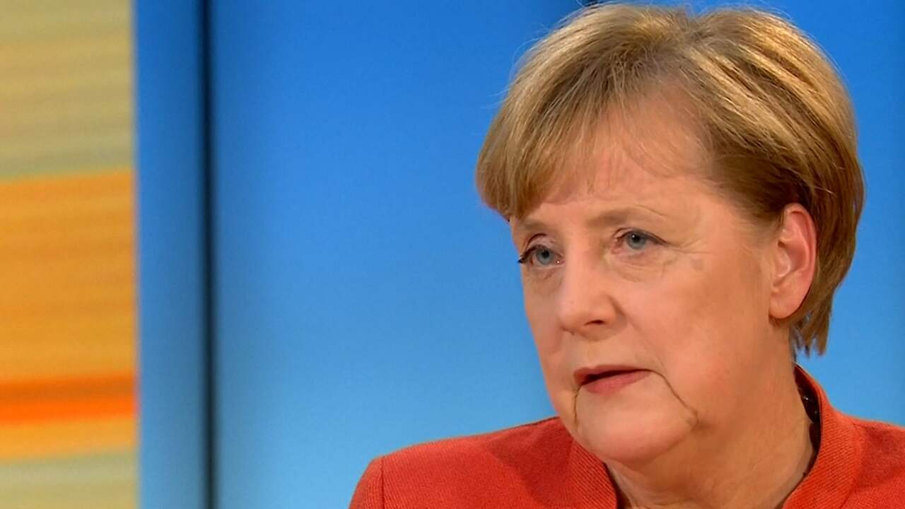 Beeld uit video: Merkel heeft liever nieuwe Duitse verkiezingen dan minderheidskabinet 