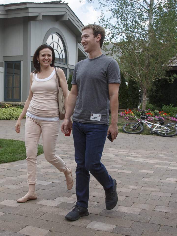 Sheryl Sandberg en Mark Zuckerberg