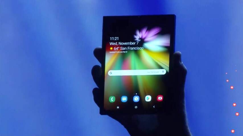 Samsung opvouwbaar scherm