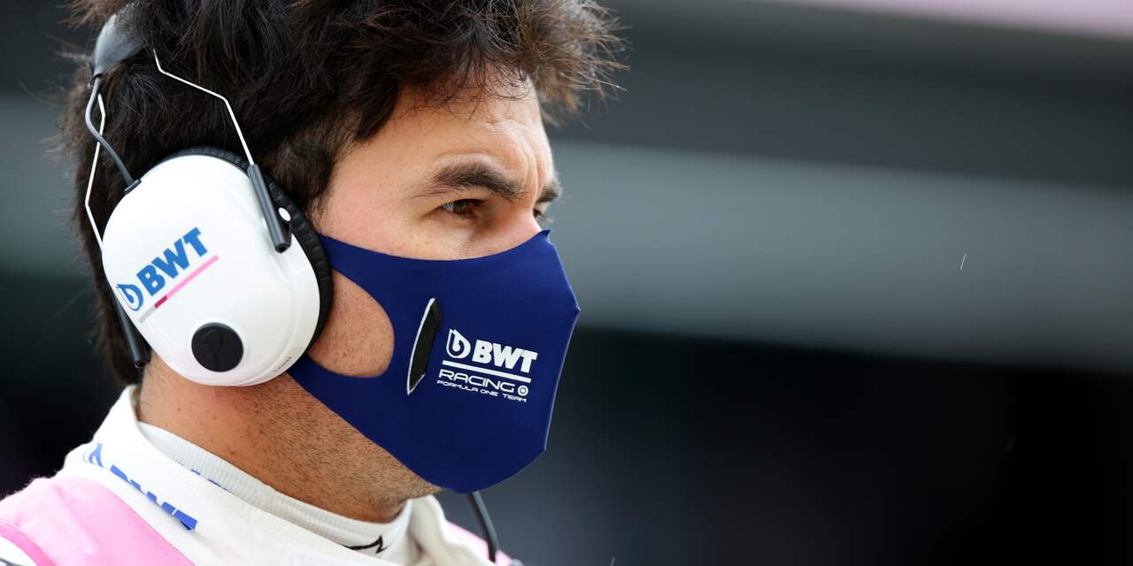 Formule 1-coureur Pérez heeft coronavirus en mist Britse Grand Prix