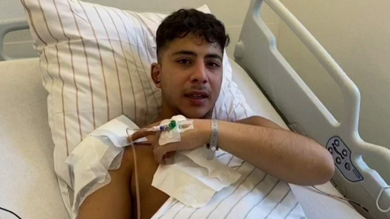 Beeld uit video: Ooggetuige aanslag Hanau: 'We bleven met z'n tweeën over'