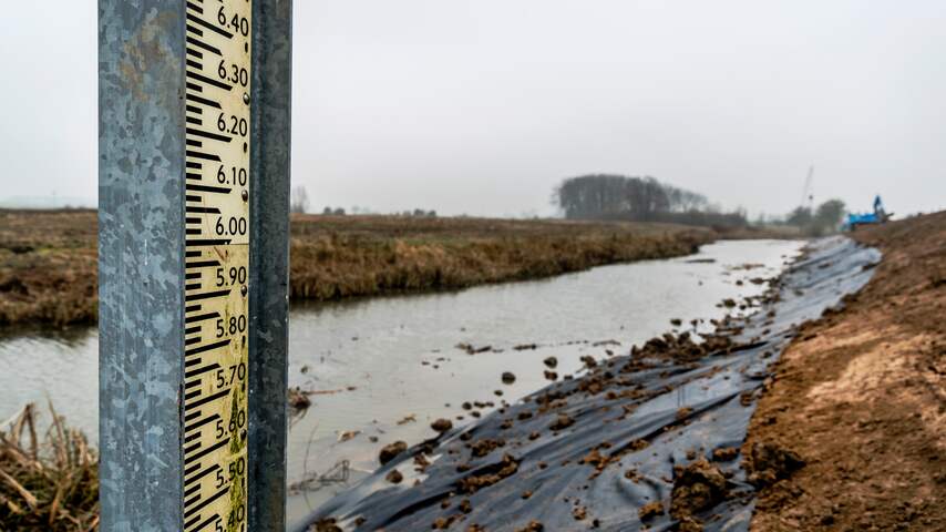 Een dijk langs de Lek