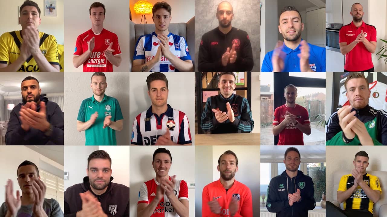 Aanvoerders Eredivisie: 'Nu klappen wij voor jullie'