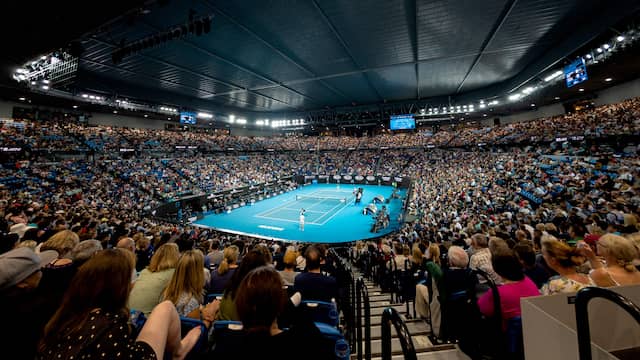 Volle tribunes gaan we dit jaar niet zien bij de Australian Open.