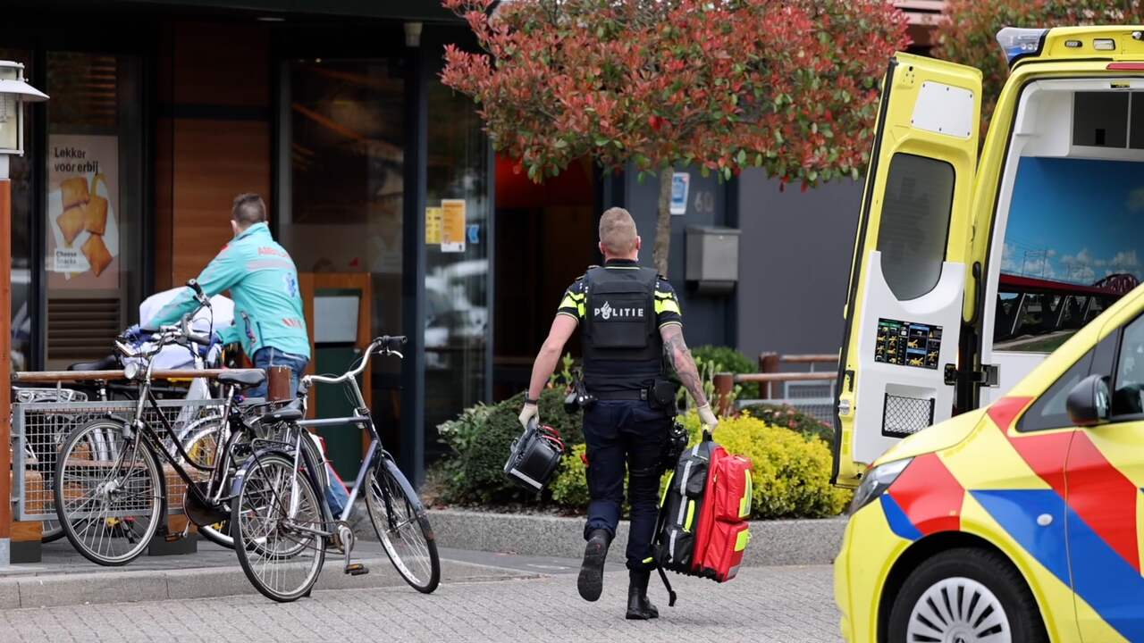 Beeld uit video: Hulpdiensten op de been na dodelijke schietpartij bij McDonald's