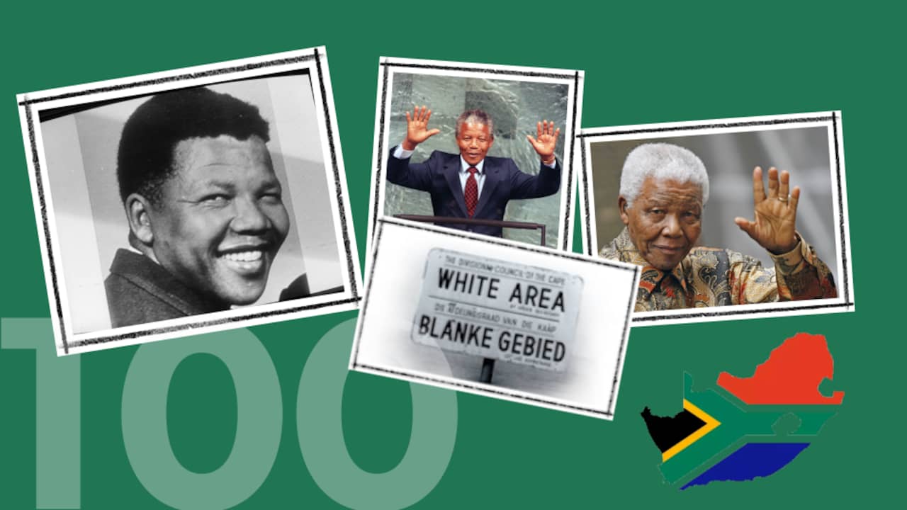 Beeld uit video: Nelson Mandela '100' geworden: Zijn leven in beeld