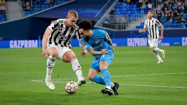 Matthijs de Ligt boekte een late overwinning met Juventus.