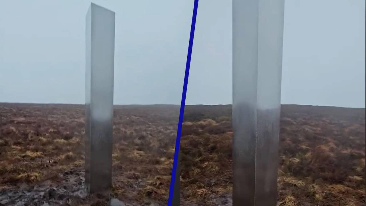 Beeld uit video: Wandelaar stuit op mysterieus object in Brits natuurgebied