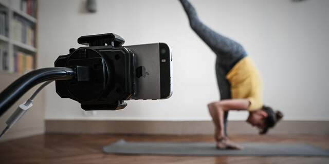 Livestreamen, yoga, live, Instagram