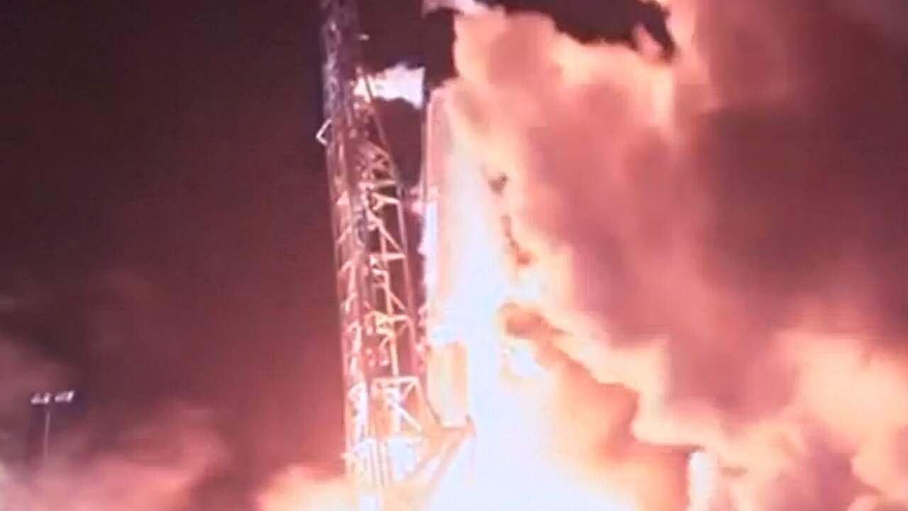 Beeld uit video: Israël lanceert sonde naar de maan