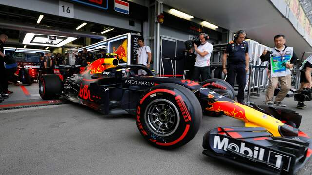 Verstappen derde in tweede training Barcelona (gesloten)
