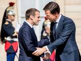 Rutte ontmoet Franse president Macron in Parijs