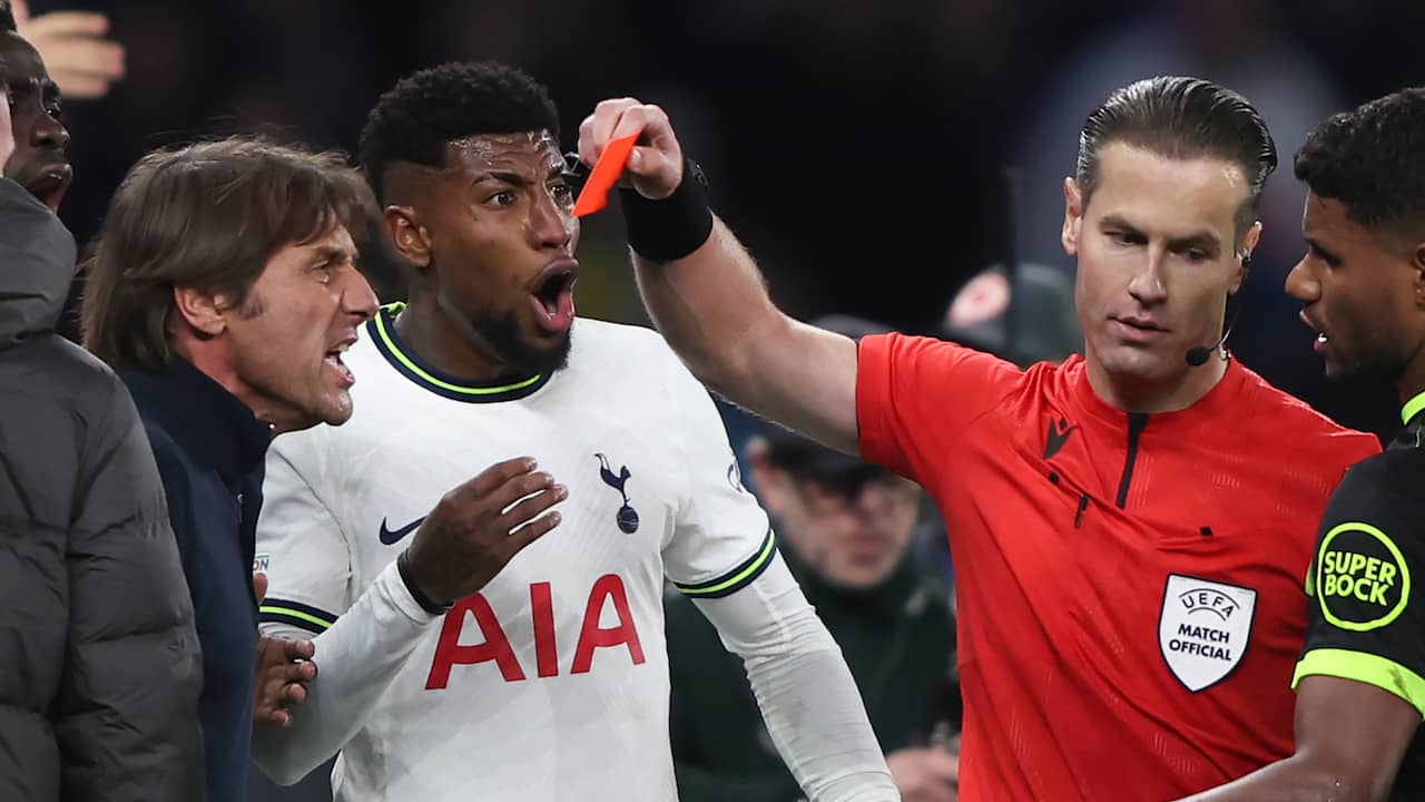 Il boss del Tottenham Conte arrabbiato con il VAR Van Buickl per aver rifiutato un gol nel finale |  calcio