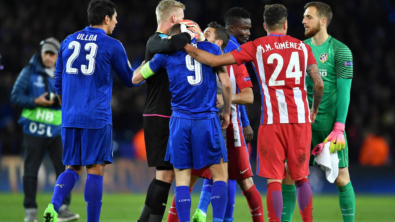 Beeld uit video: Samenvatting Leicester City-Atletico Madrid (1-1)