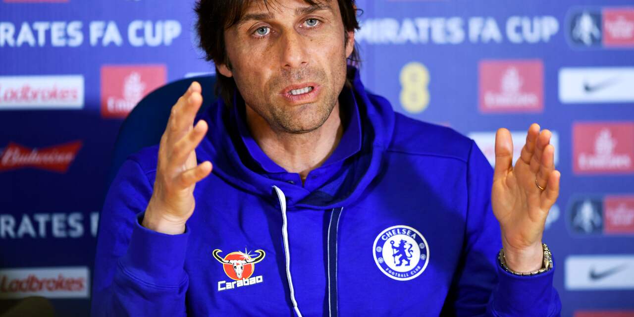 Conte ziet kampioen Chelsea niet als favoriet in FA Cup-finale