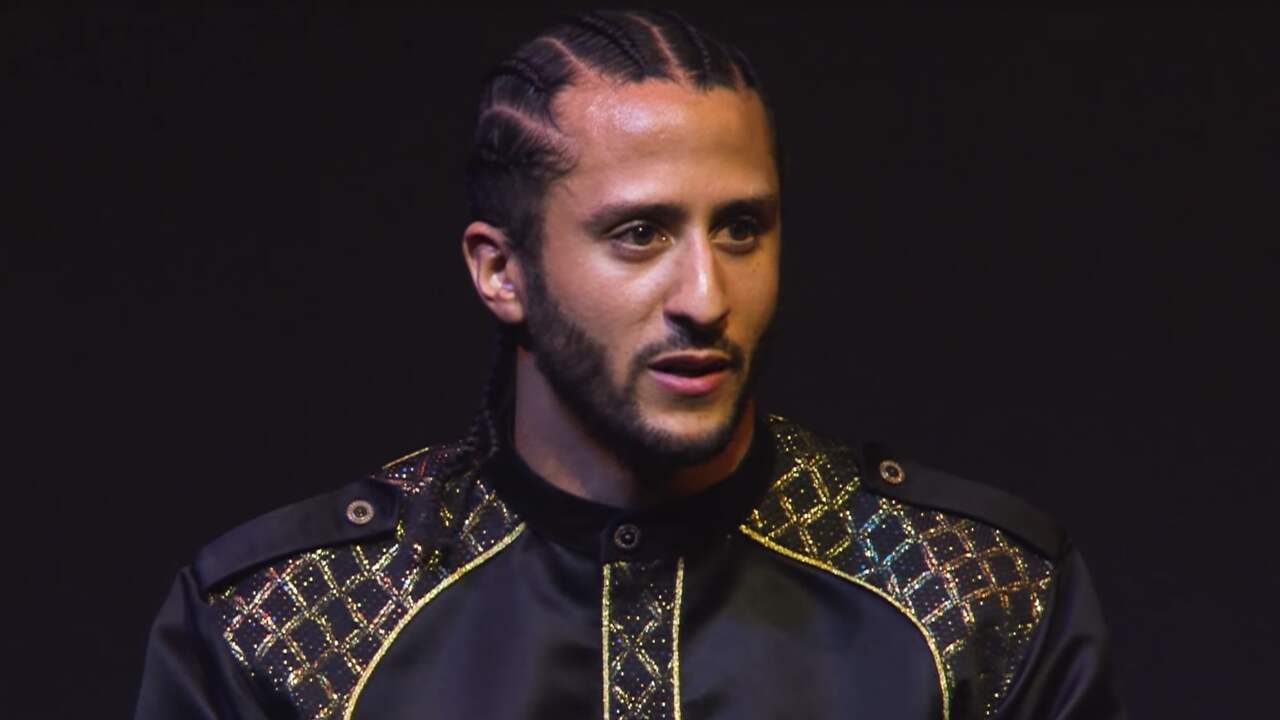 Bekijk de speech van Kaepernick in Amsterdam