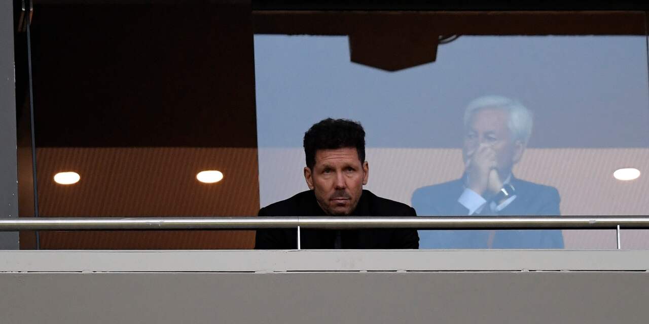 Atlético-coach Simeone mist ook Europa League-finale door schorsing