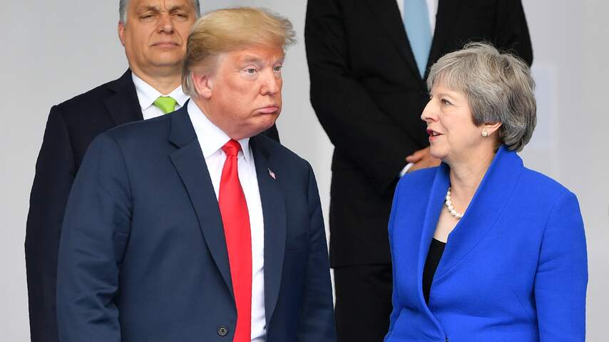 Trump op bezoek in het VK: 'De bijzondere relatie staat op knappen'