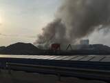Grote brand bij recyclingbedrijf Meppel