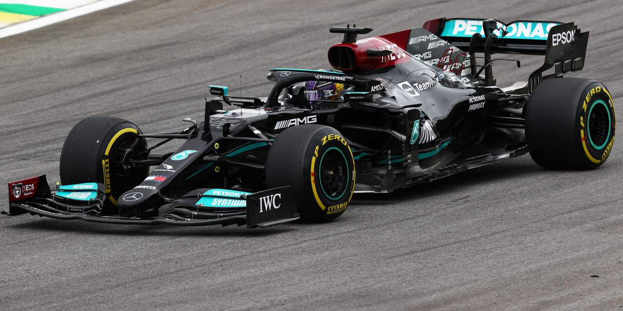 Mercedes van Hamilton komt niet door keuring na kwalificatie voor sprintrace