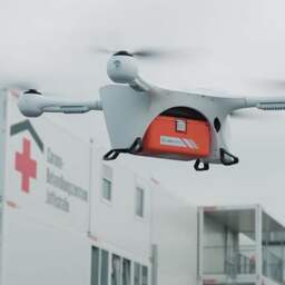 Video | Berlijns lab test drone die coronatests moet bezorgen