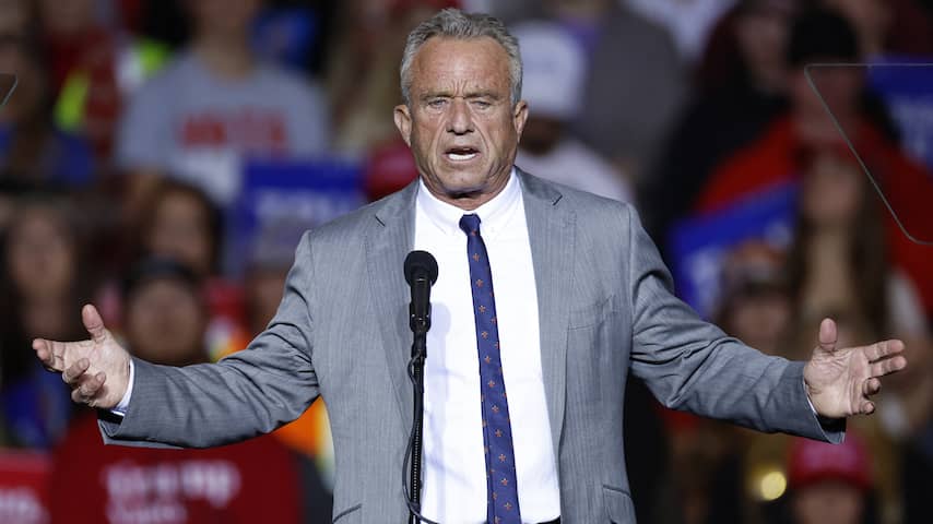 Trump wil antivaxer Robert F. Kennedy jr. als minister van Volksgezondheid  | Amerikaanse verkiezingen 2024 | NU.nl