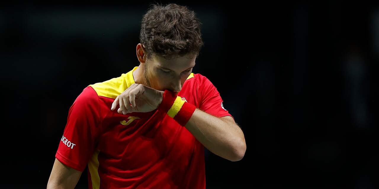 Titelverdediger Spanje strandt al in groepsfase van Davis Cup Finals