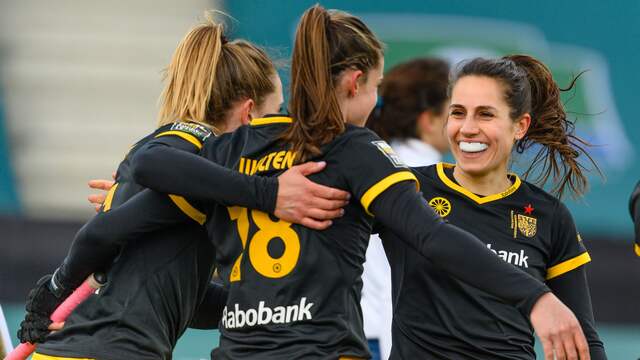 De hockeysters van Den Bosch hadden geen kind aan het Spaanse Club de Campo Villa de Madrid in de finale.