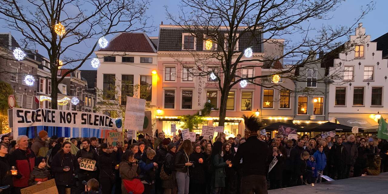 Verschillende klimaatdemonstraties in Utrecht
