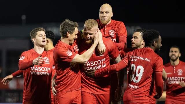 Thomas Verheydt scoorde tweemaal voor Almere City.