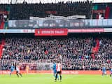 PSV- én Feyenoord-fans steunen Slegers: 'Mooi dat het voetbal dit laat zien'