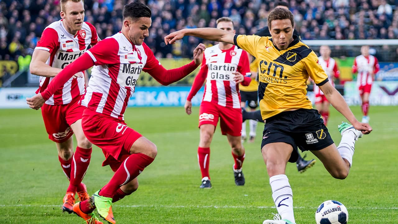 Beeld uit video: Samenvatting NAC Breda-FC Oss (4-1)