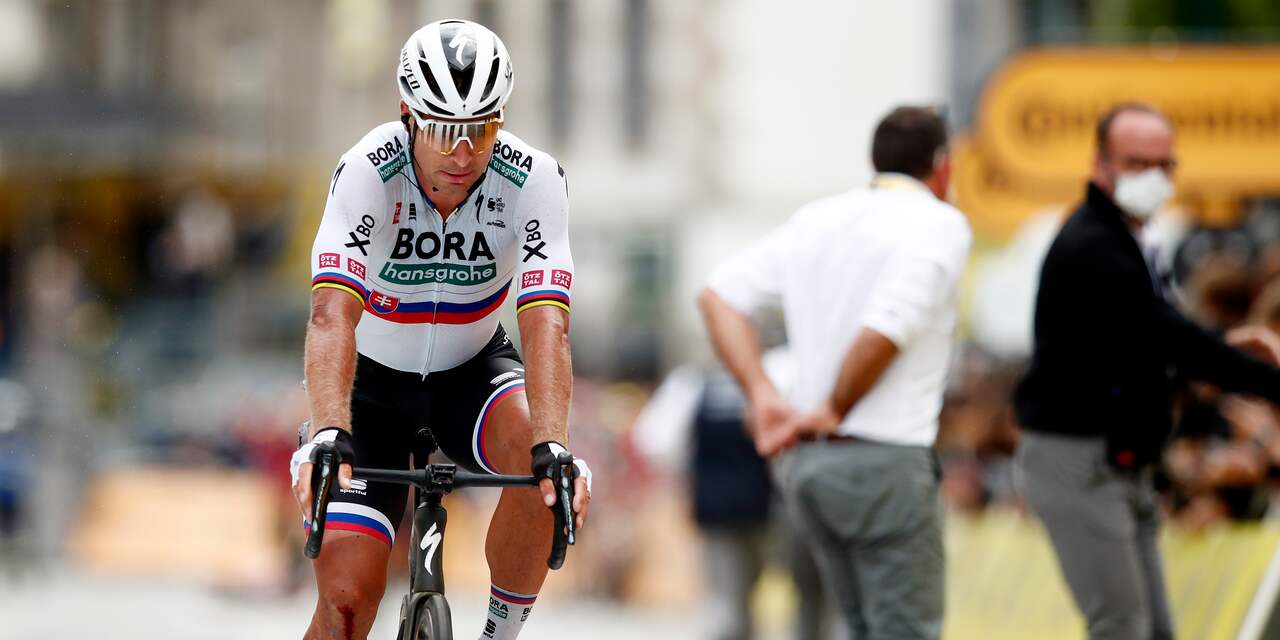Sagan verlaat Tour de France vanwege aanhoudende knieproblemen