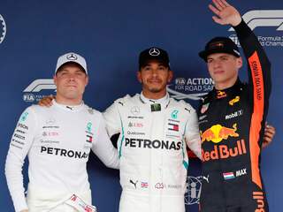 Verstappen start als derde in GP Japan, Hamilton weer op pole